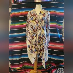 Cardigan - Anthropologie Genevieve floral sweater